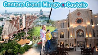 ยูมิน  เที่ยวพัทยา มาทานร้านสุดหรู Castello Di Bellagio แวะพักที่ Centara Grand Mirage Beach รอบ2 [upl. by Brott]