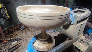 Long Wooden Fruit Bowl [upl. by Llehsad]