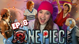 🏴‍☠️ ONE PIECE LIVE ACTION EP 8 EL FINAL REACCIÓN   LINDA ZETINA [upl. by Grover503]