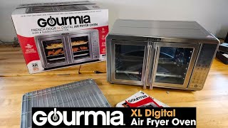 Gourmia Xl Digital Air Fryer Toaster Oven With SinglePull French Doors Review  Air Fryer Toaster [upl. by Anada]