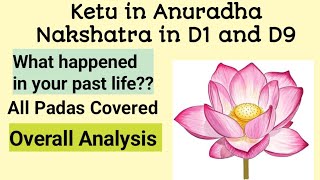 KETU IN ANURADHA NAKSHATRA IN D1 AND D9 NAVAMSA CHART [upl. by Chandos]