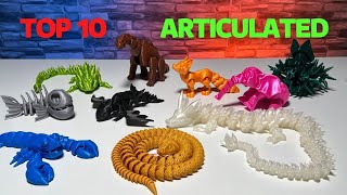 Best 3D Printed ARTICULATED Animals  with Cool Timelapse [upl. by Ybbil]