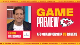 Game Preview with Peter Schrager AFC Championship  Chiefs vs Ravens [upl. by Nive]