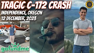 C172 Crash Independence Oregon 16 Dec 2023 [upl. by Pillihp]