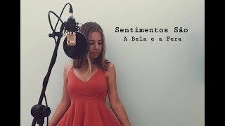 A Bela e a Fera  Sentimentos São  Cover  Vitória Iwers [upl. by Tamsky]