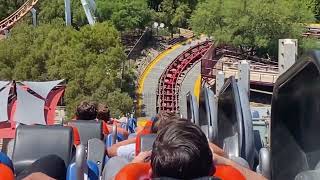 Six Flags Magic Mountain X2 POV [upl. by Einberger198]