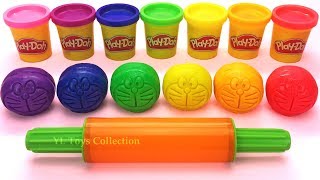 Learn Colors with Play Doh Doraemon and Ocean Tools Octopus Cookie Molds Surprise Toys LOL Pets [upl. by Ainos]