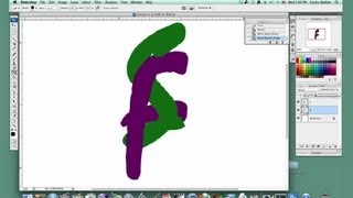 How to Intertwine Letters in Photoshop  Basic Drawing in Photoshop [upl. by Attirehs]