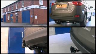 Toyota RAV4 Witter fixed flange towbar [upl. by Kirred]