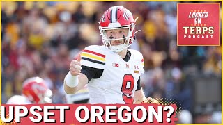 Can Maryland UPSET NUMBER 1 OREGON DUCKS  Maryland Terps Podcast [upl. by Dowski270]