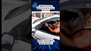 Motocicleta perde a paciência por causa de uma fechada shorts motos moto [upl. by Dicks]