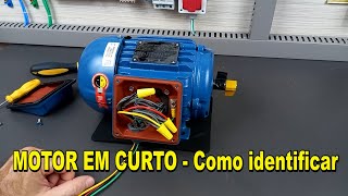 MOTOR EM CURTO  Como identificar [upl. by Ahtelra]