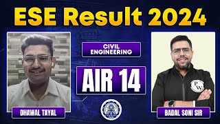 Heartiest Congratulations To Dhawal Tayal For Securing Rank 14 in UPSC ESE 2024 🔥🔥 [upl. by Leamhsi]