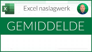 Excel naslagwerk GEMIDDELDE [upl. by Korwin]