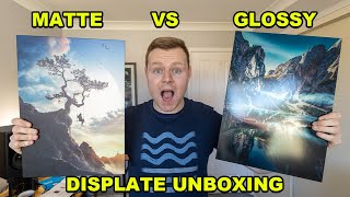 Matte vs Glossy Displate Medium Metal Poster Unboxing and Review [upl. by Caneghem535]