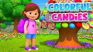 Colorful Candies  TinyGeniusTV Nursery Rhymes amp Babies Songs [upl. by Kuhn]