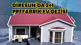 GİRESUNDA 21 PREFABRİK EV GEZİSİ  91 m2 EV TURU [upl. by Anthea]