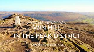 Amazing Views from Win Hill in the Peak District [upl. by Enirok]