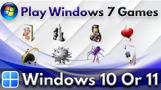 How To Get or install Windows 7 Games in Windows 10  11 or windows 8 PC [upl. by Tracey]