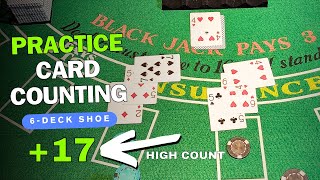 6 Deck Card Counting Practice Weekly Video [upl. by Desdamonna]