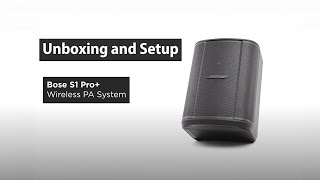 Bose S1pro unbox and setup [upl. by Yasdnyl]