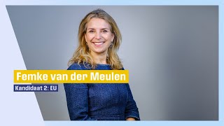 Femke van der Meulen  kandidaat 2 EU [upl. by Doralyn]