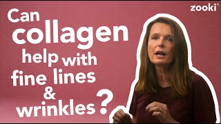 Can Collagen Help With Wrinkles And Fine Lines  An Easy Guide To Collagen  Zooki [upl. by Ipoillak]