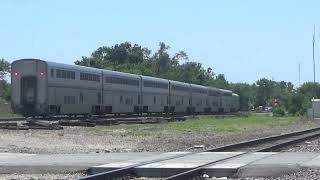 060724  Amtrak 391 runs on the wrong main in Centralia Illinois [upl. by Ardnoek]