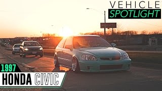 Fitment Inc Spotlight  1997 Honda Civic 15x8 0 JNC 003 amp Function Form Coilovers [upl. by Eeram]