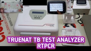 TrueNat TB Test  RTPCR Test  TrueNat Test Analyzer for Diagnosis of MTB [upl. by Annawak]