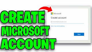 How To Create a Microsoft Account 2024  Make a Microsoft Account [upl. by Corbin321]