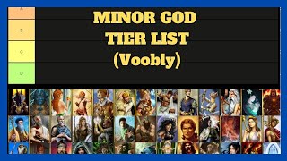 The Minor God Tier List aom ageofempires [upl. by Llevaj]