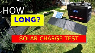 5 How long does it take to charge the ECOFLOW River MAX with the 110W solar panel [upl. by Culbert62]