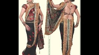 Easy Readymade Lavani saree cutting stitching with English subtitles [upl. by Asit]