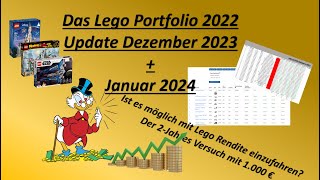 Lego Investment Portfolio 1000 € 2022 I Update Dezember 2023 und Januar 2024 I Wo stehen wir derzeit [upl. by Marlin]