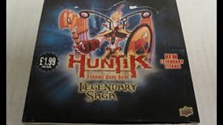 Unboxing A Huntik Legendary Saga Booster Box [upl. by Einra]