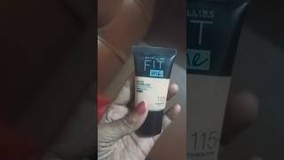 Maybelline fit me foundation review 😍fair skin set 115 fit me review best foundation review [upl. by Zaragoza]