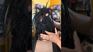 How To Do Crochet Box Braid Hairstyle With AlopeciaHairLoss [upl. by Nivert521]