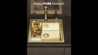 ALVEUS Monarch Pure sinks Gold Kitchen Sink [upl. by Waddington]