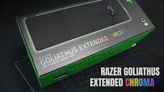 UNBOXING  LIGHTING FEATURE   RAZER GOLIATHUS EXTENDED CHROMA [upl. by Den]