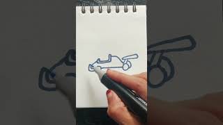 Mini sports car drawing simple shapes drawing basic shapes easy drawing sportscar [upl. by Leiad]