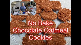 No Bake Chocolate Oatmeal Cookies [upl. by Aleakim492]