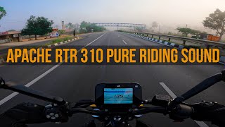 Apache RTR 310 Pure Riding Sound [upl. by Alben]