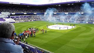 RSCA  Oostende Entering the pitch [upl. by Ainaj164]