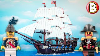 LEGO 10210 Imperial Flagship  Pirates  Stop Motion Review [upl. by Matias]