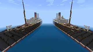 Minecraft RMS Lusitania and Mauretania [upl. by Ingham]