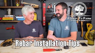 Rebar Installation Tips [upl. by Eniger]