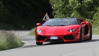 Lamborghini Aventador LP7004 Roadster  Test by DRIVE Magazine Eng subs [upl. by Mlohsihc456]