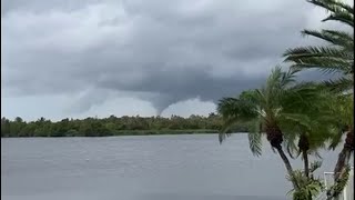 Apparent tornado spotted in west Pembroke Pines [upl. by Licko870]