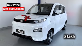 Alto 800 New Model 2024  Maruti Suzuki Alto 2024  Price Specification and Detailed Review [upl. by Arianne]